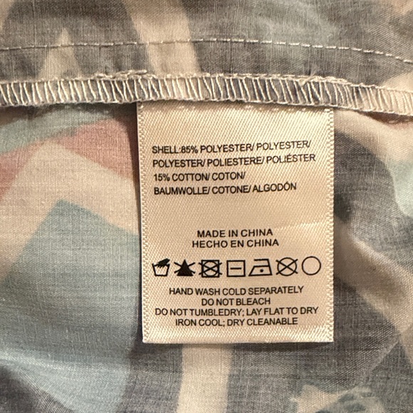 Stellah Multicolor Geometric Midi Dress - Picture 6 of 7